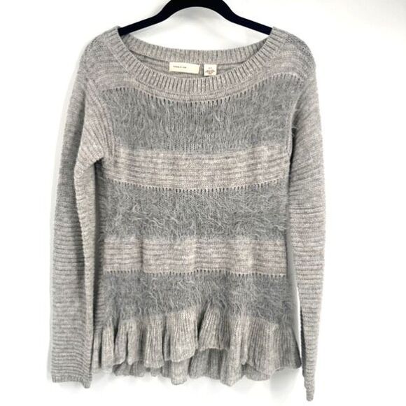 Anthropologie Sleeping on Snow Nuvola Sweater Gray Soft Size XS Wool Blend - Picture 2 of 11